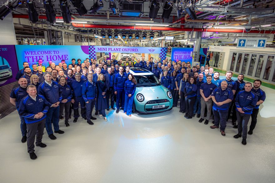 New Mini Cooper production starts at Mini Plant Oxford