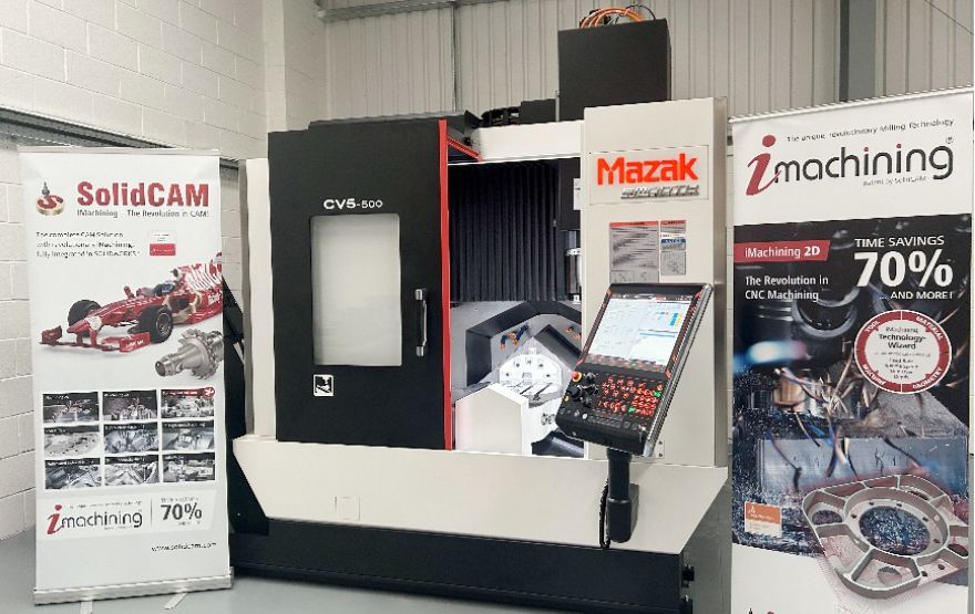 New Mazak CV5-500 arrives at SolidCAM UK Technology Centre