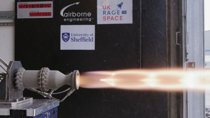 Sheffield University students 3-D print student rocket engine